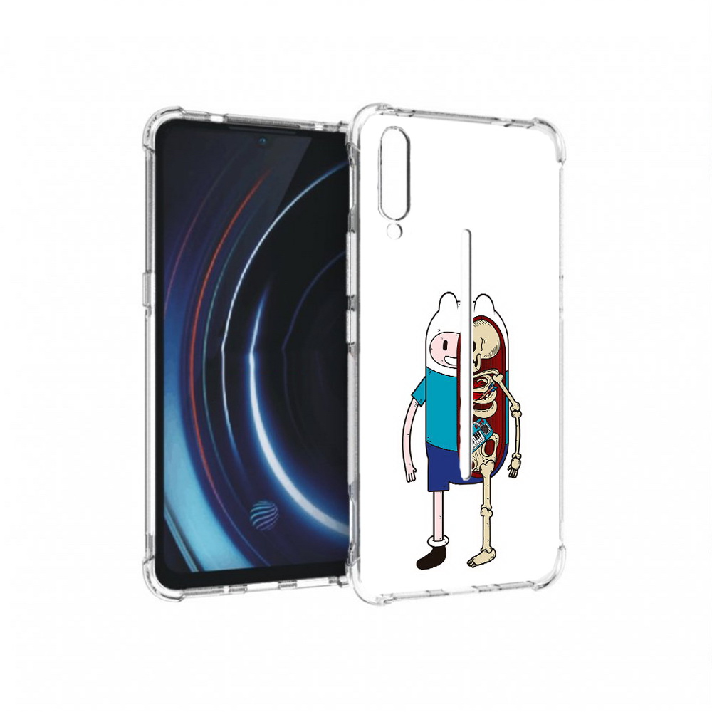 

Чехол MyPads Tocco для Vivo iQOO Финн скелет (PT226955.389.187), Прозрачный, Tocco
