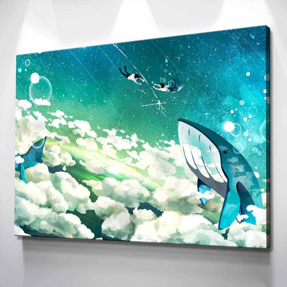 

Картина Red Panda Кит В Небесах 40x60