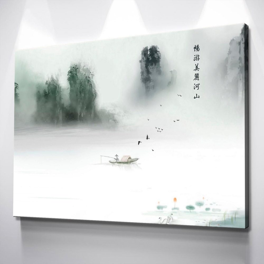 

Картина Red Panda Одинокий Рыбак 40x60