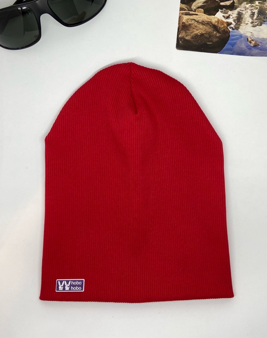 

Шапка детская hobo-hobo 81WBS2021ONE, красный, 56, 81WBS2021ONE