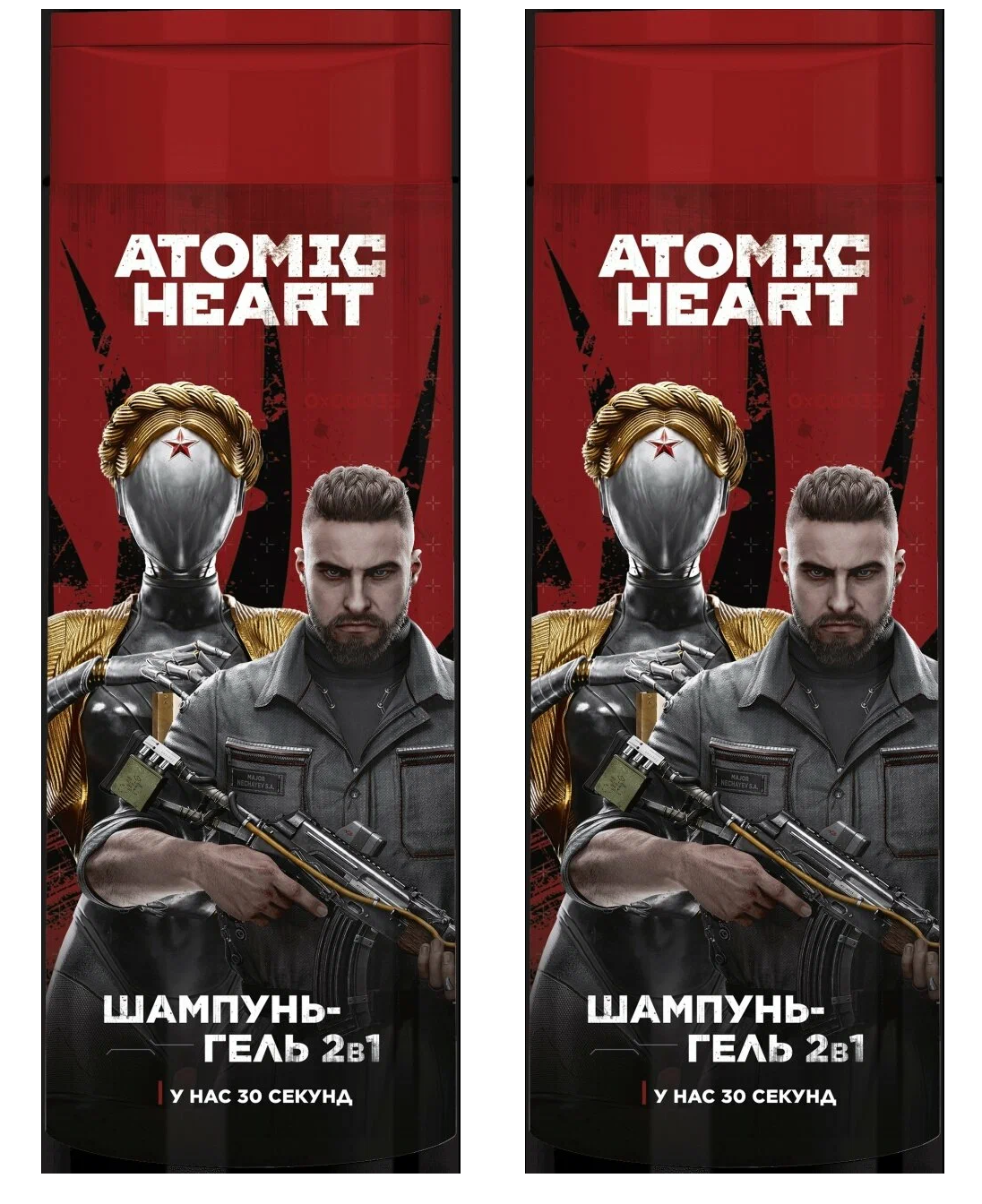 Шампунь-гель Atomic Heart освежающий 2в1 400 мл 2 шт