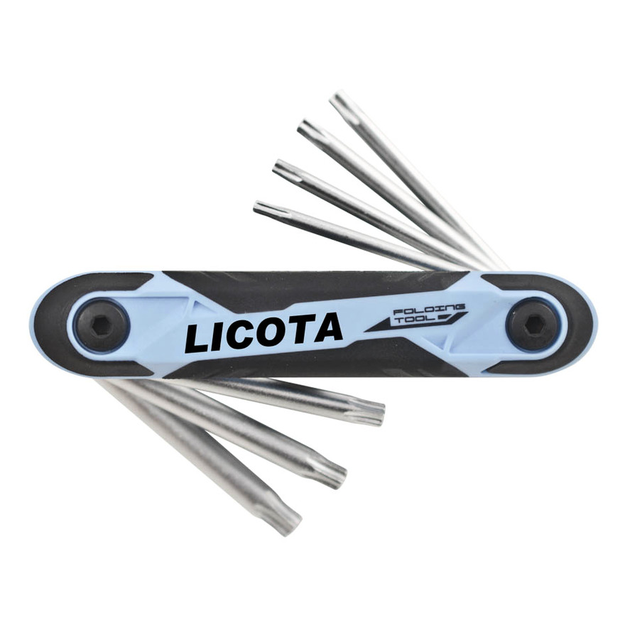 Набор Licota FX1S071D2CV складных ключей Torx, 7 пр., T10-T40 600011530661