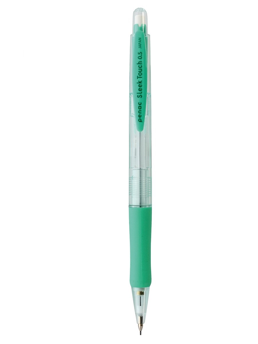 

Механический карандаш HB 0,5мм PENAC Sleek Touch Pastel, корпус пастельно-зеленый, Sleek Touch Pastel