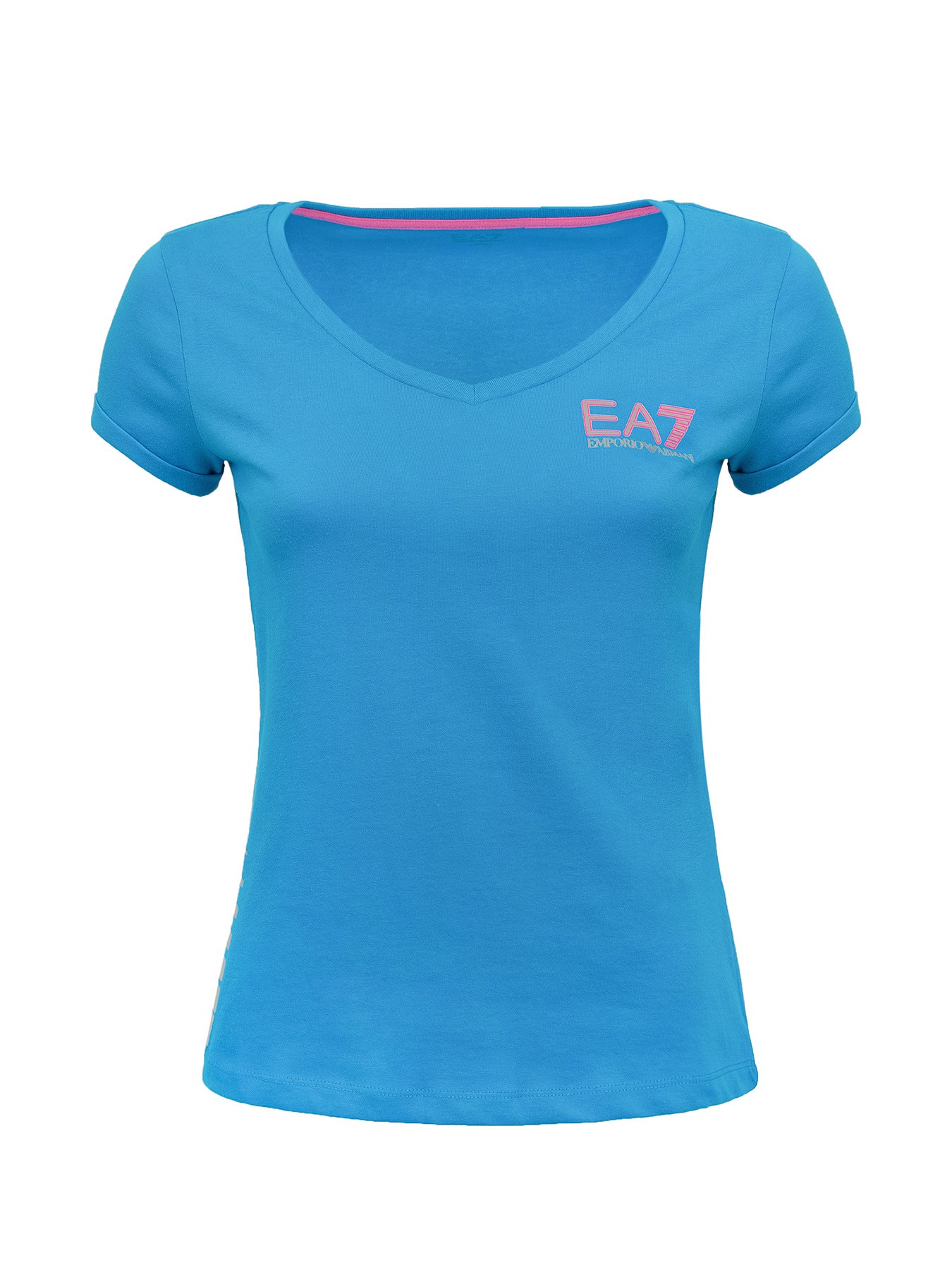 

Футболка женская EA7 3ZTT66TJJ6Z голубая 40 RU, Голубой, 3ZTT66TJJ6Z