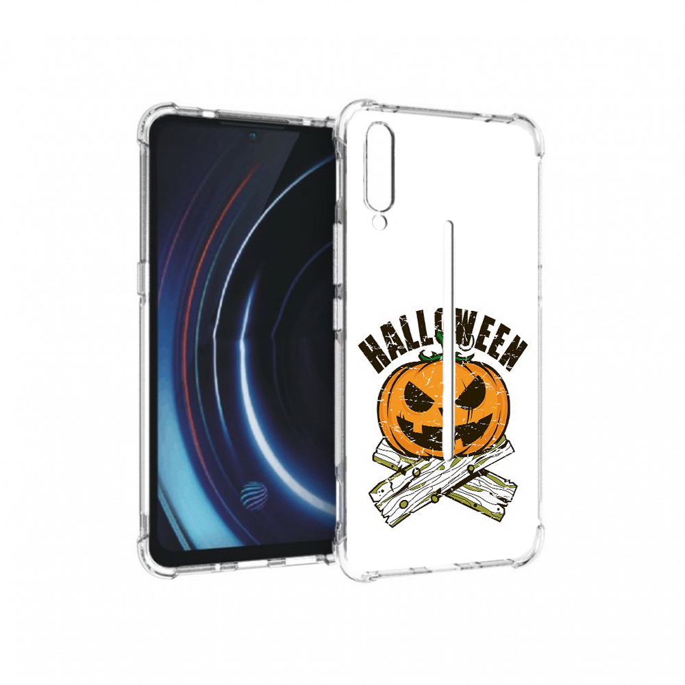 

Чехол MyPads Tocco для Vivo iQOO Хэллоуин доски тыква (PT226955.389.194), Прозрачный, Tocco