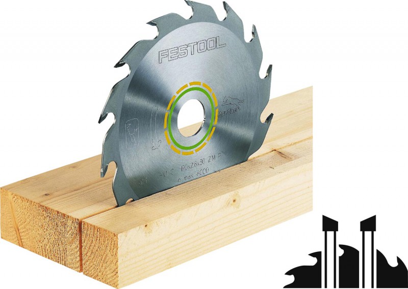 Пильный диск Festool HW 210x2.6x30 PW16. Panther диск пильный для продольного пиления woodwork