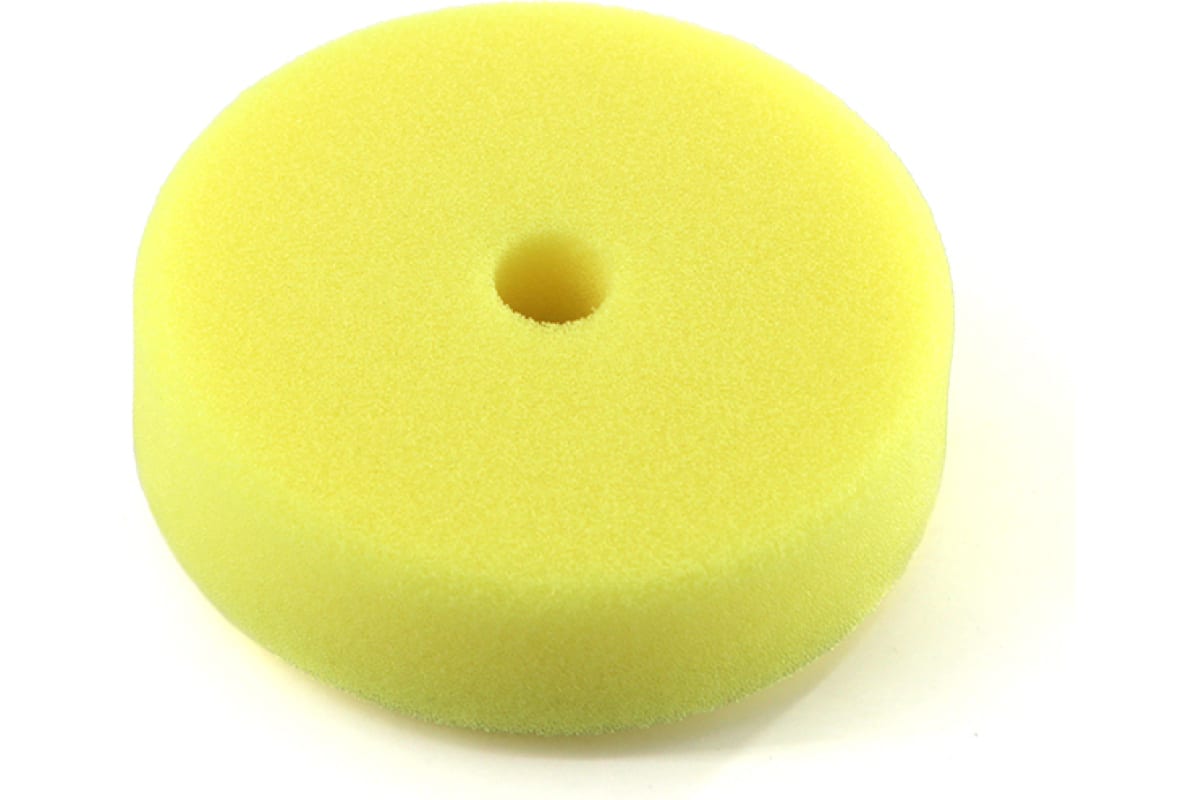 Shine systems RO Foam Pad Yellow - полировальный круг полутвердый желтый, 75 мм SS551
