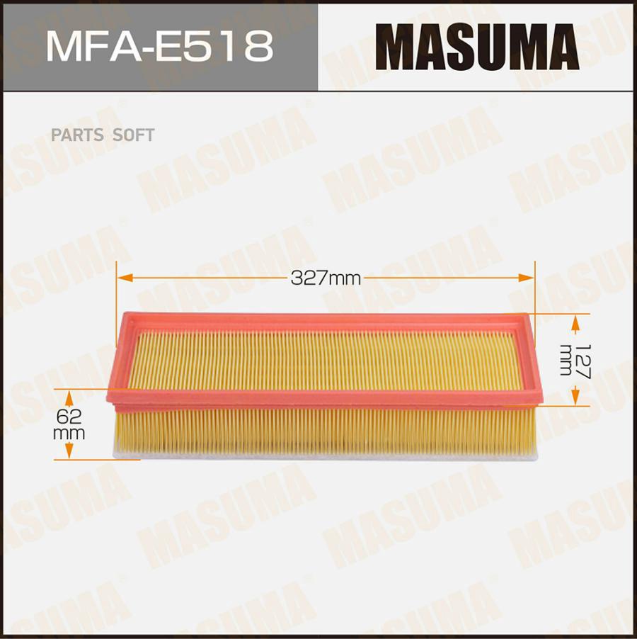 

Воздушный фильтр A0461 MASUMA LHD AUDI A4. A5, Q5 08- (1/20)