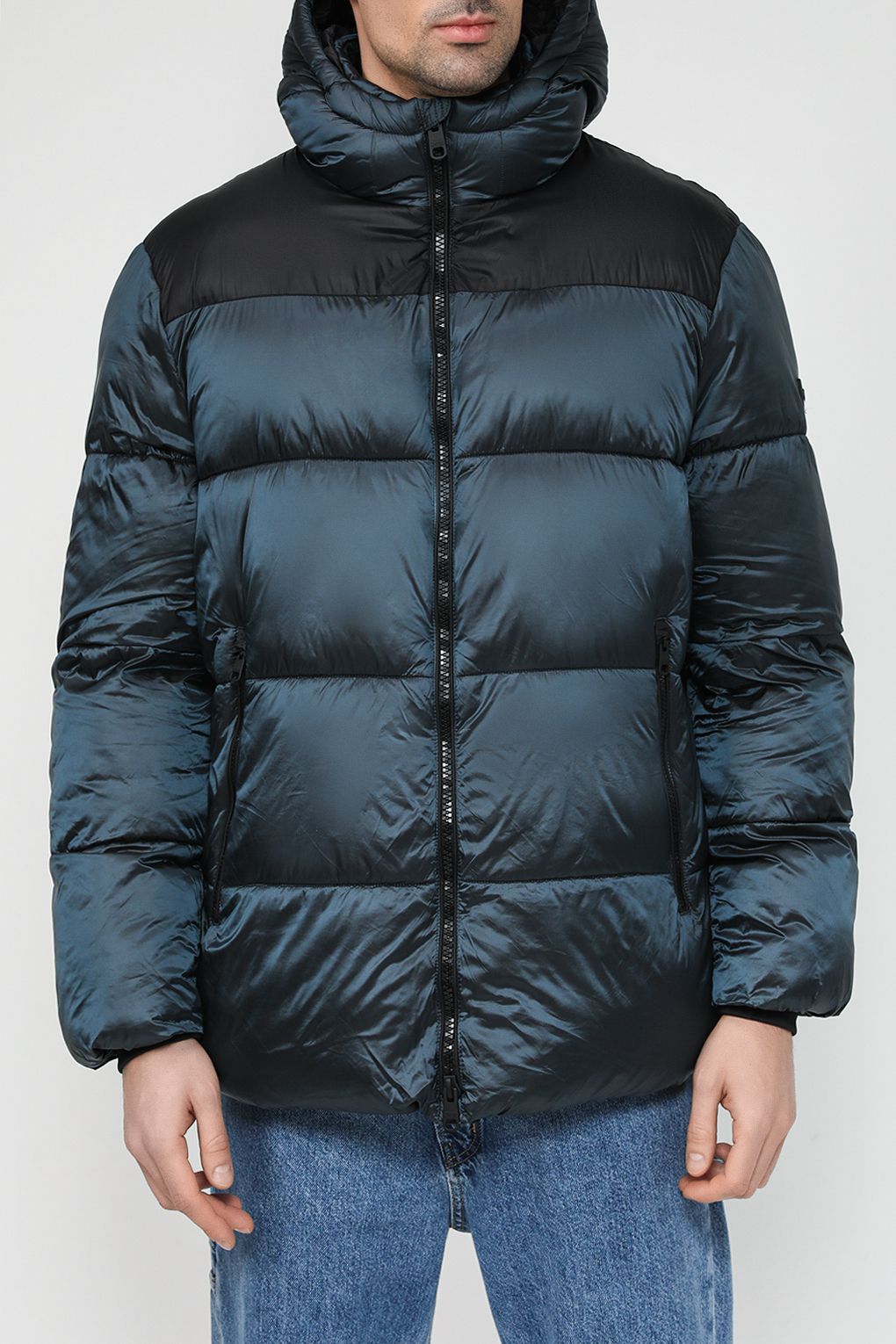 

Куртка мужская Cinque 44343094 серая XL, Серый, 44343094