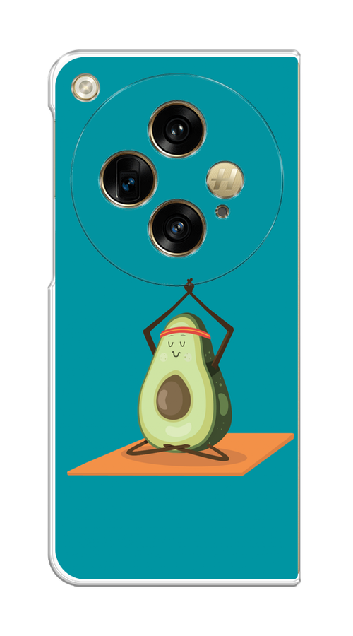 

Чехол на Oppo Find N3 "Расслабься с авокадо", Бирюзовый, 2515550-1