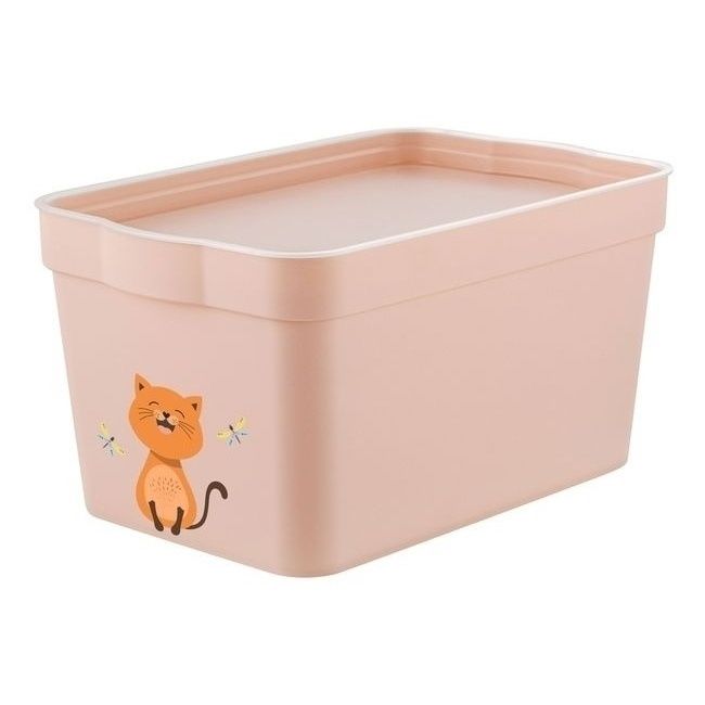 

Ящик для хранения AСtuel Кот 7,5 л розовый