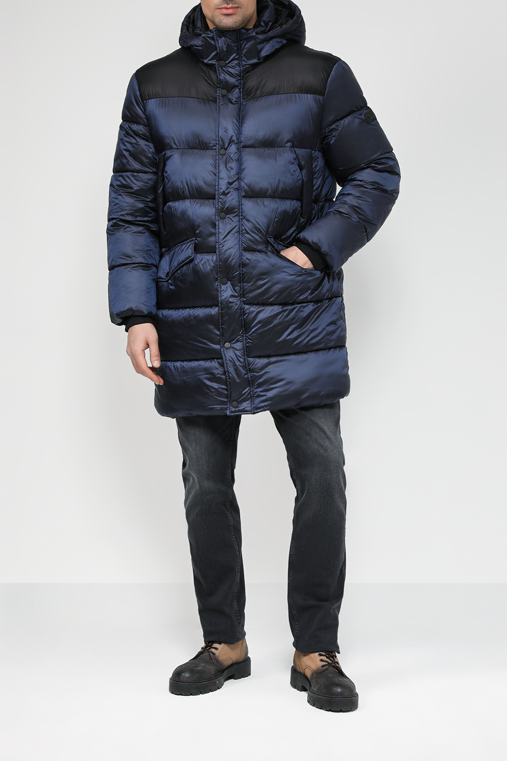 

Куртка мужская Cinque 44353094 синяя 3XL, Синий, 44353094