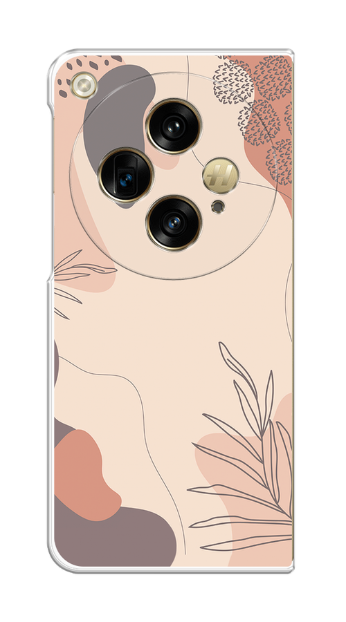 

Чехол на Oppo Find N3 "Нюдовые тона", Коричневый;серый, 2515550-1