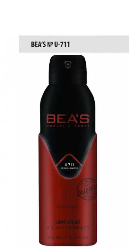 Парфюмированный дезодорант Beas U711 Unisex, 200 мл