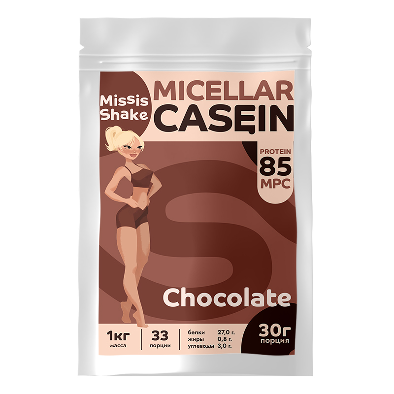 Протеин Missis Shake казеиновый со вкусом Шоколад 1000г