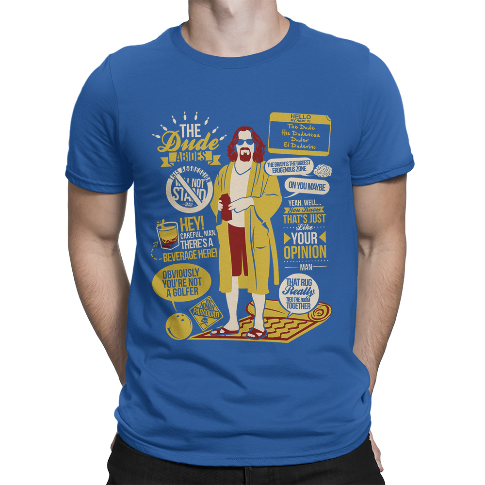 

Футболка мужская Dream Shirts Большой Лебовски - Чувак 9899154222 синяя XL, Синий, Большой Лебовски - Чувак 9899154222