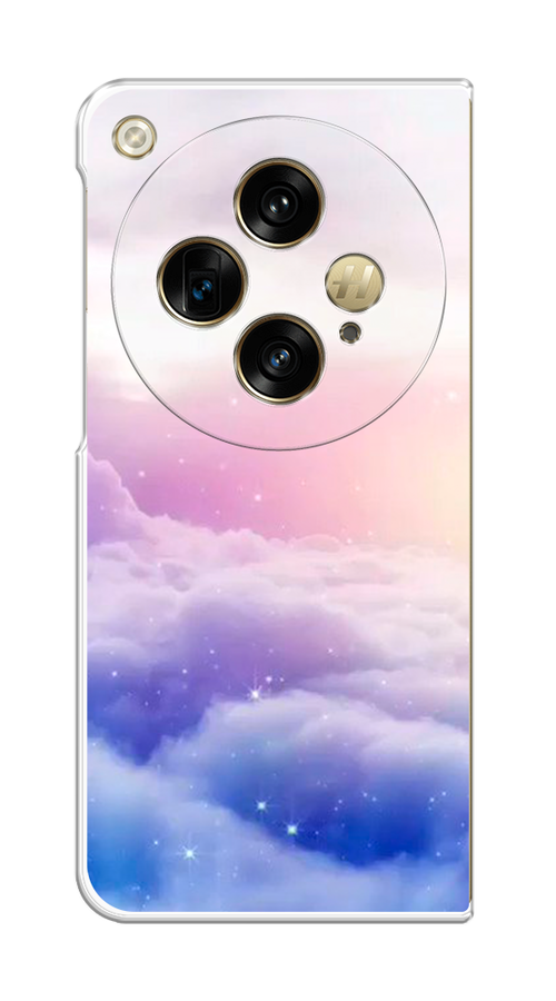 

Чехол на Oppo Find N3 "Небеса", Голубой;белый;розовый, 2515550-1