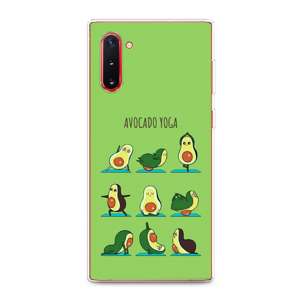 

Чехол Awog на Samsung Galaxy Note 10 "Авокадо йога", Разноцветный, 28650-10