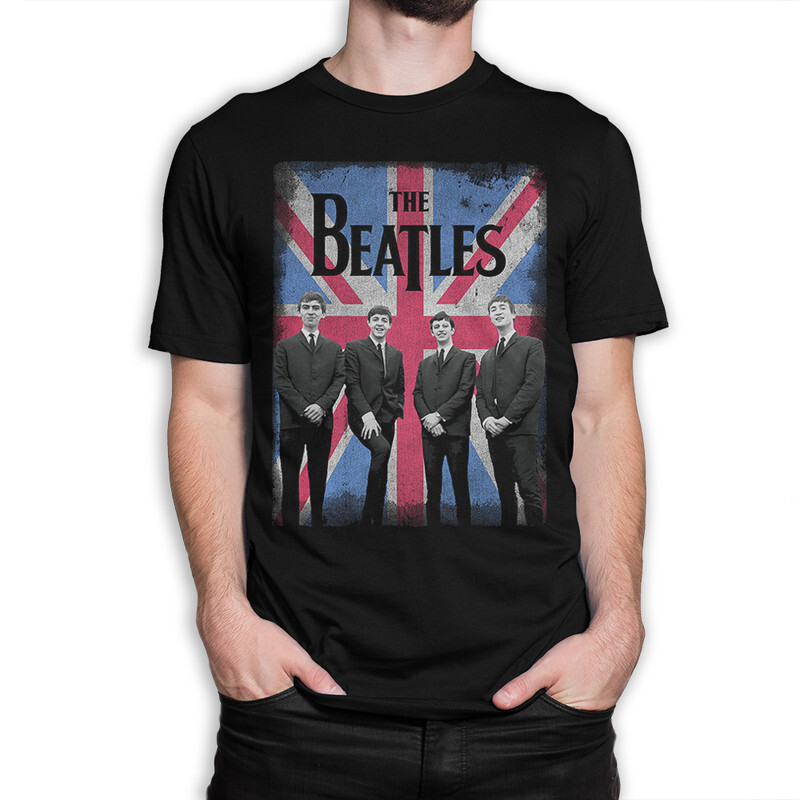 

Футболка мужская Dream Shirts The Beatles 9899157222 черная 3XL, The Beatles 9899157222