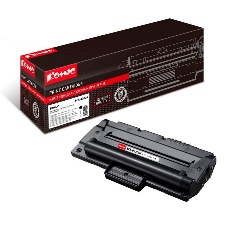 Картридж для лазерного принтера Комус SCX-D4200A (SCX-4200A) черный, совместимый