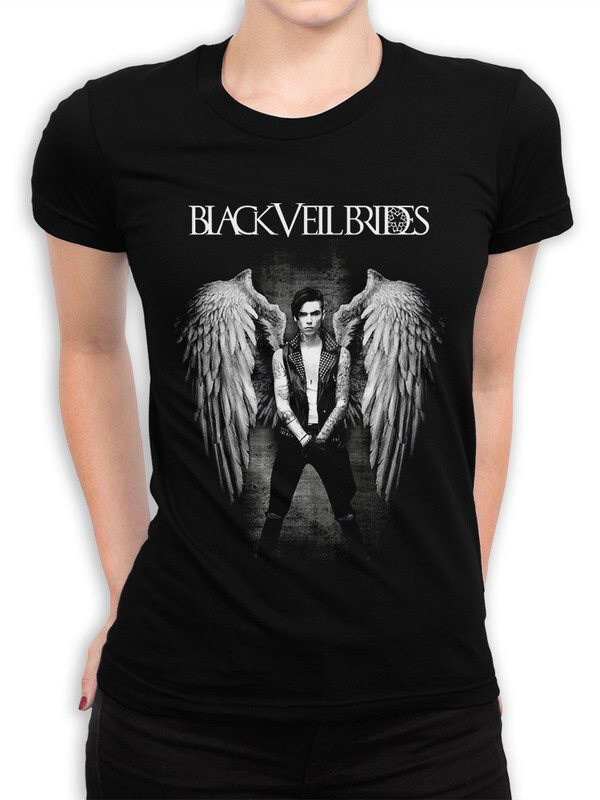 фото Футболка женская design heroes bvb - black veil brides черная 2xl