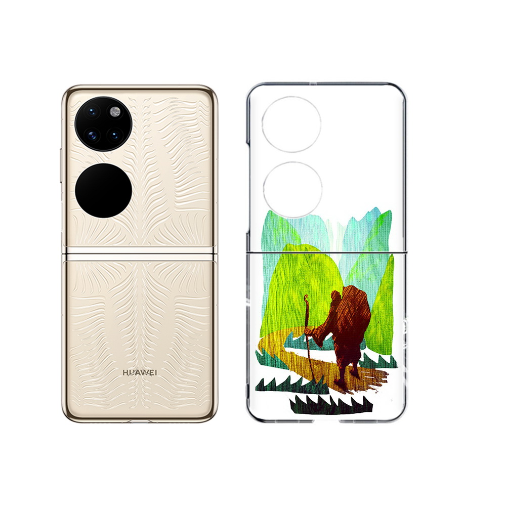 

Чехол MyPads Tocco для Huawei P50 Лесная тропа (PT225999.71.106), Прозрачный, Tocco