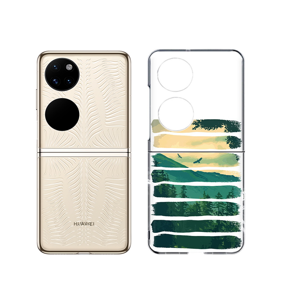 Чехол MyPads Tocco для Huawei P50 Лесная чаща (PT225999.71.107)