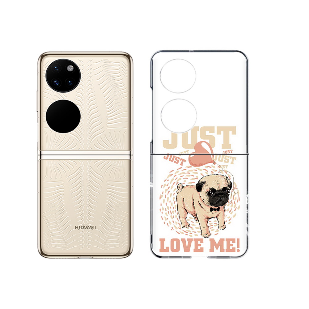 

Чехол MyPads Tocco для Huawei P50 Люби меня (PT225999.71.109), Прозрачный, Tocco