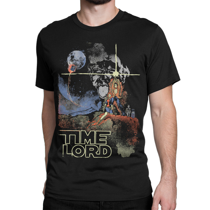 

Футболка мужская Dream Shirts Доктор Кто - Time Lord 9899163222 черная 3XL, Доктор Кто - Time Lord 9899163222