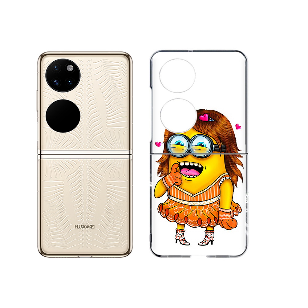 

Чехол MyPads Tocco для Huawei P50 Миньон девочка (PT225999.71.116), Прозрачный, Tocco