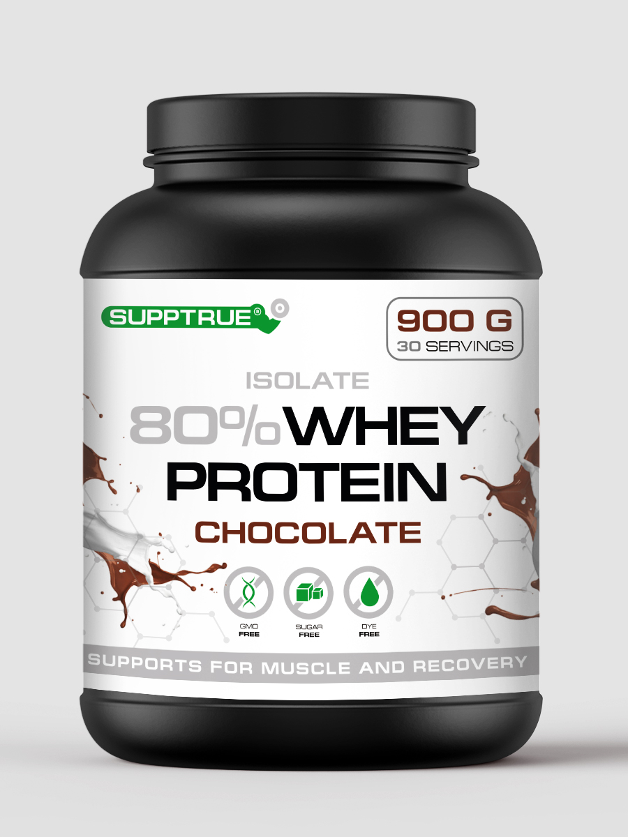 Протеин Supptrue изолят сывороточного белка со вкусом Шооклад 900г