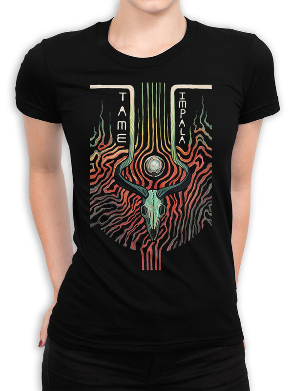 

Футболка женская Design Heroes Tame Impala черная 2XL, "Tame Impala"