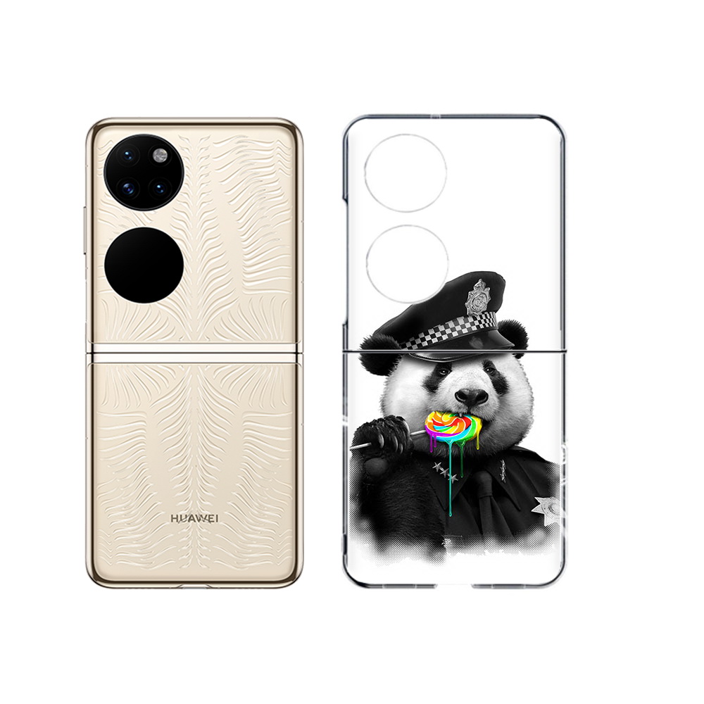 

Чехол MyPads Tocco для Huawei P50 Панда полиция (PT225999.71.130), Прозрачный, Tocco