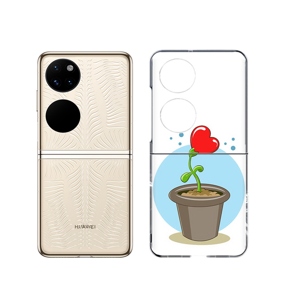 

Чехол MyPads Tocco для Huawei P50 Растение любви 14 февраля (PT225999.71.145), Прозрачный, Tocco