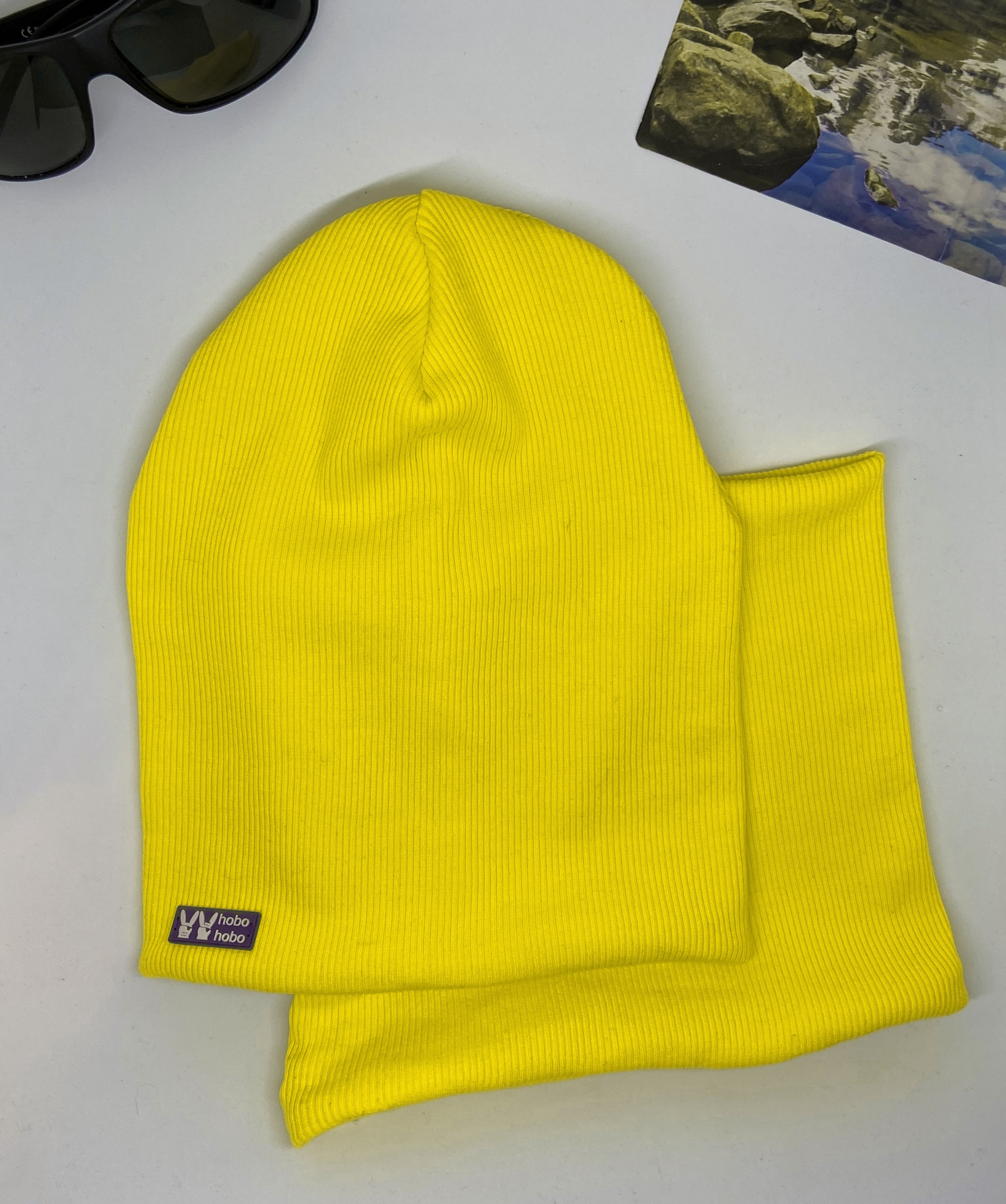 

Шапка детская hobo-hobo 81W2021ONE, солнечный, 56, Желтый, 81W2021ONE