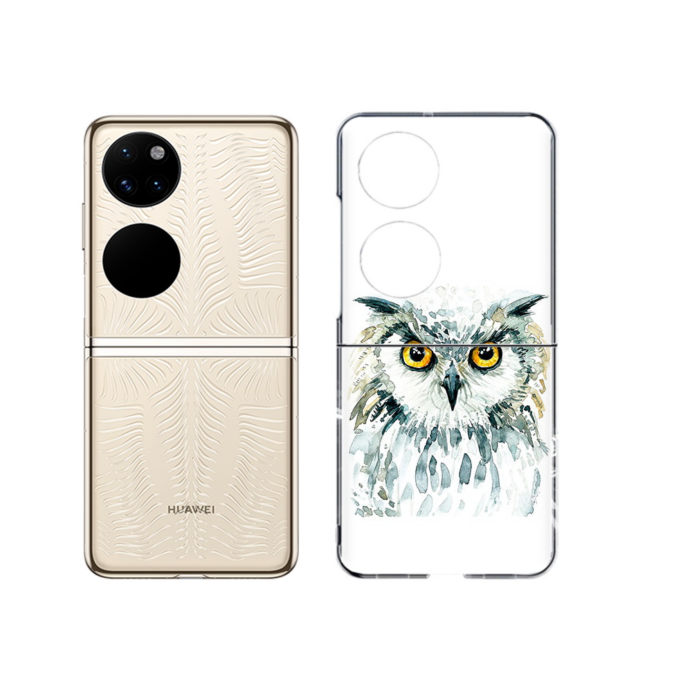 

Чехол MyPads Tocco для Huawei P50 Серьезная сова (PT225999.71.156), Прозрачный, Tocco