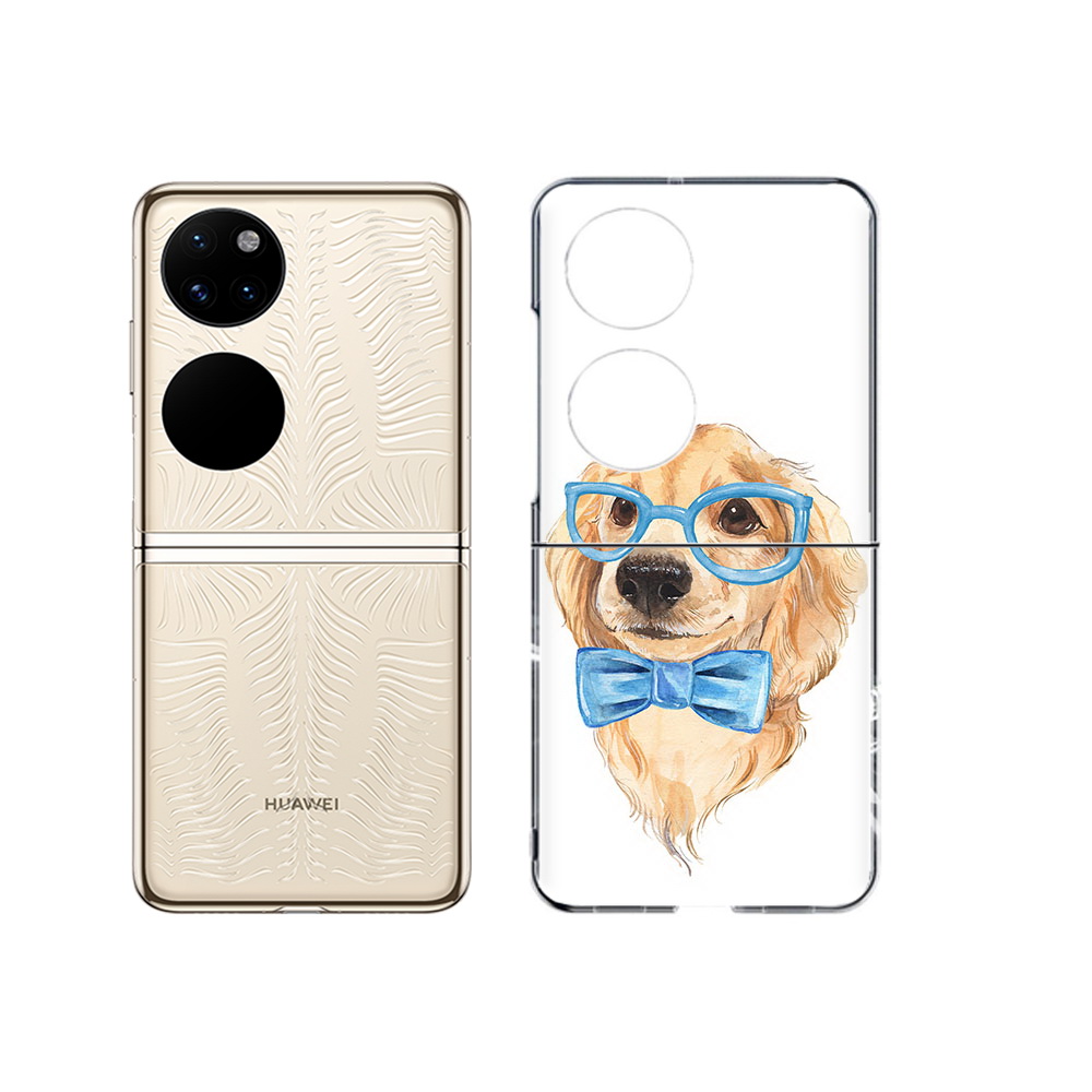 

Чехол MyPads Tocco для Huawei P50 Собака интеллигент (PT225999.71.159), Прозрачный, Tocco