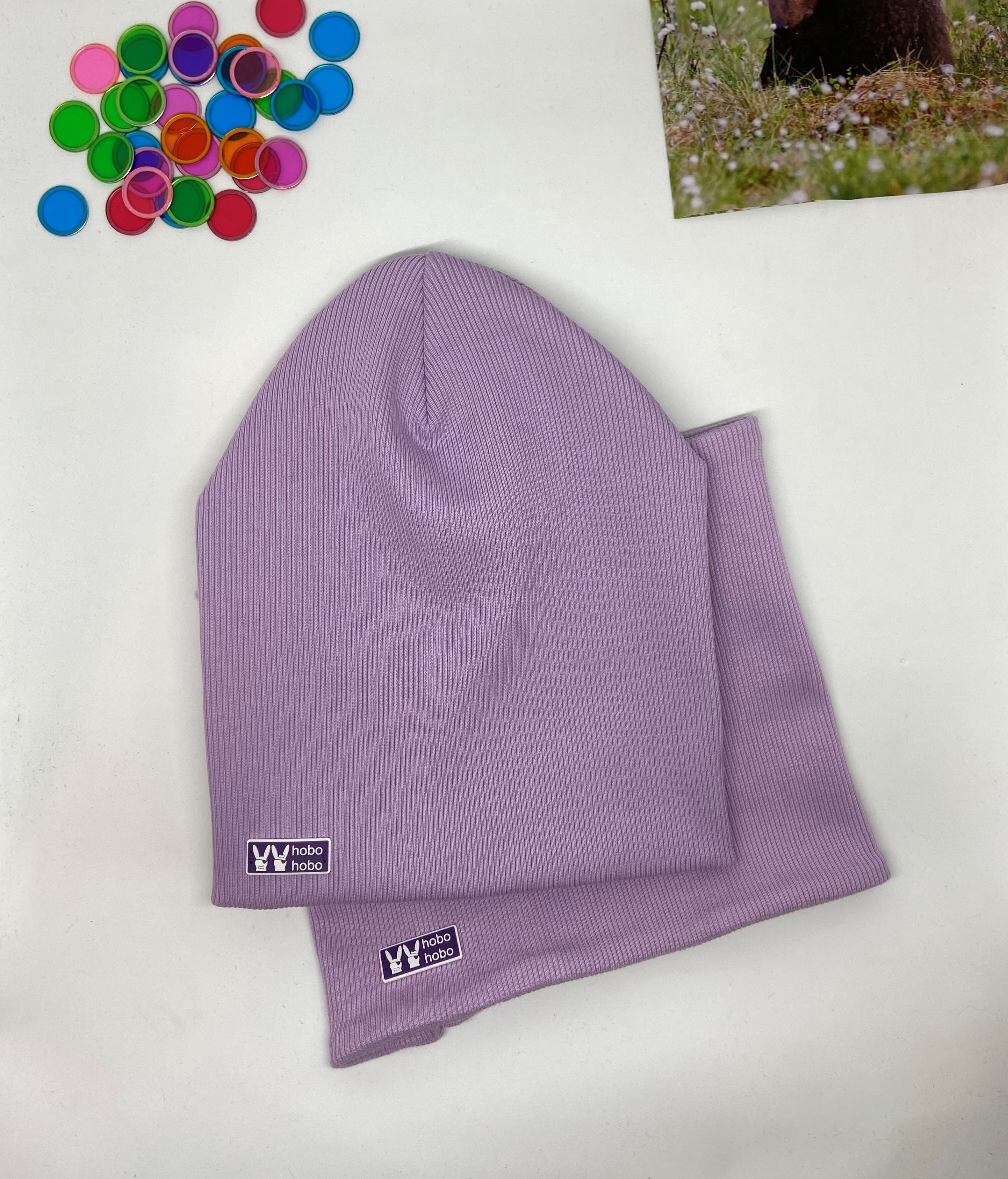

Шапка детская hobo-hobo 81W2021ONE, лаванда, 56, Фиолетовый, 81W2021ONE