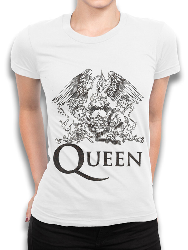 Футболка женская Design Heroes Группа Queen белая 2XL