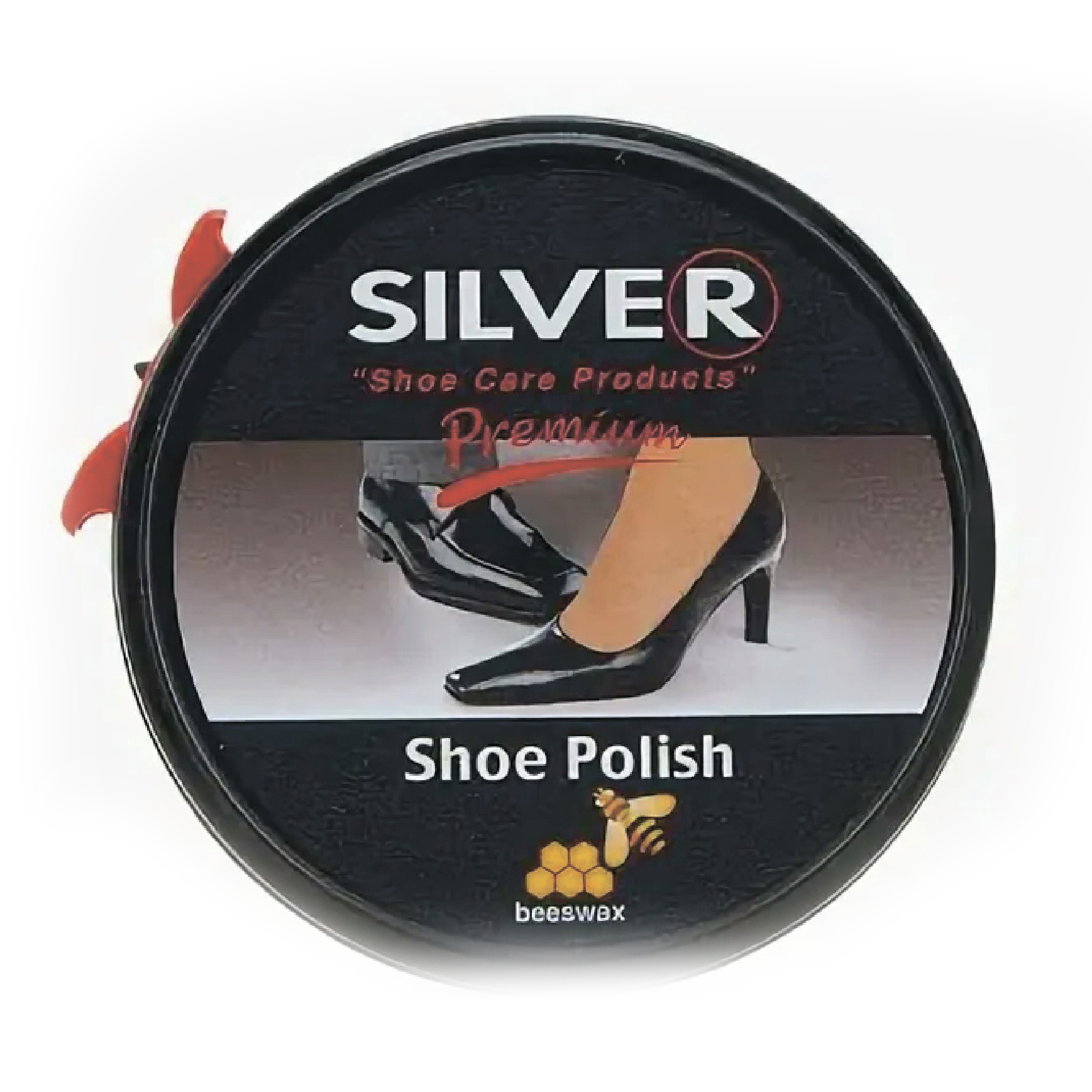 Гуталин для обуви Silver Intensive для обуви черный 50 мл