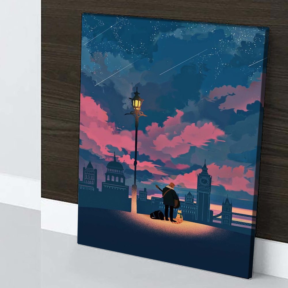 

Картина Red Panda Одно Путешествие Музыканта И Кота 40x60