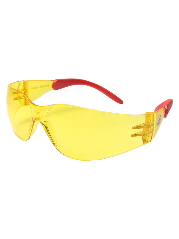 Очки защитные янтарные FORSA рабочие очки строительные 33-1-91