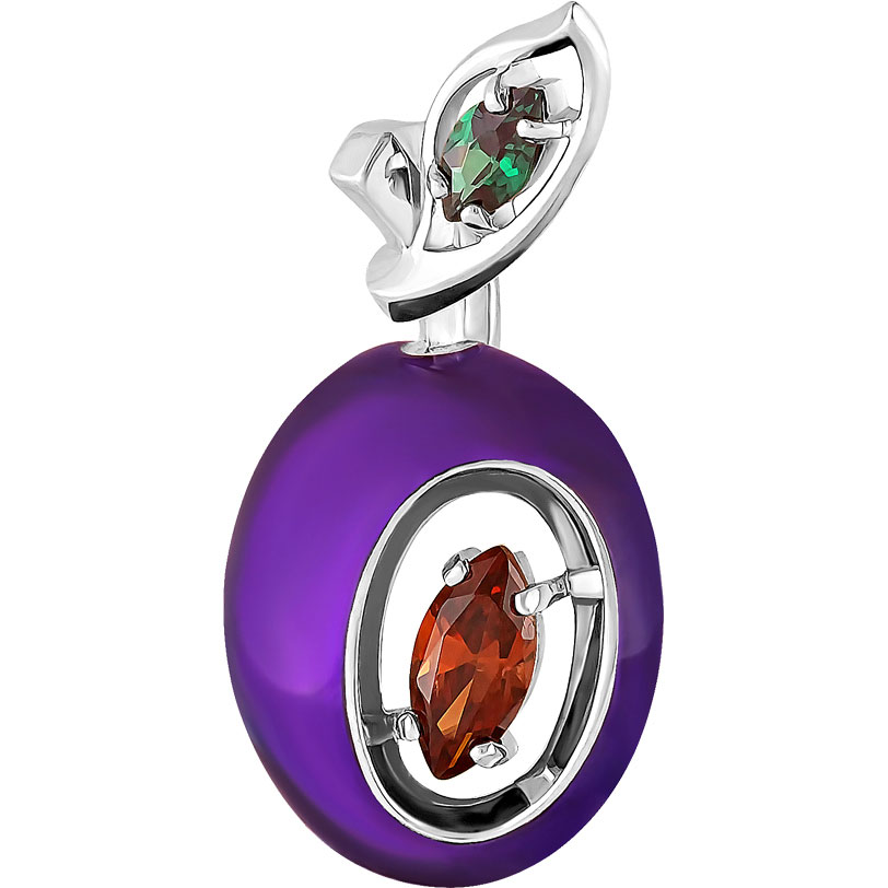 

Кулон из серебра с фианитом swarovski Kabarovsky 13-123-8126, 13-123-8126