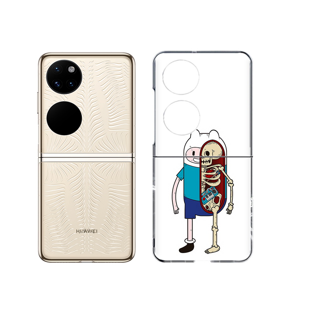 

Чехол MyPads Tocco для Huawei P50 Финн скелет (PT225999.71.187), Прозрачный, Tocco