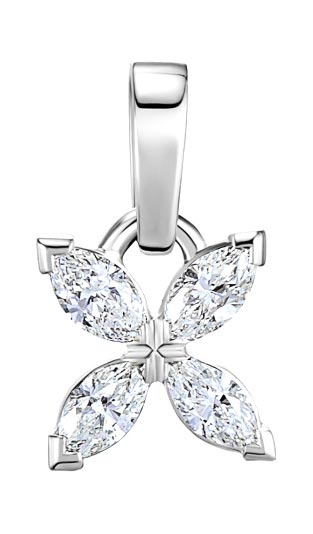 

Кулон из белого золота с бриллиантом ALROSA DIAMONDS 2C392121S, 2C392121S