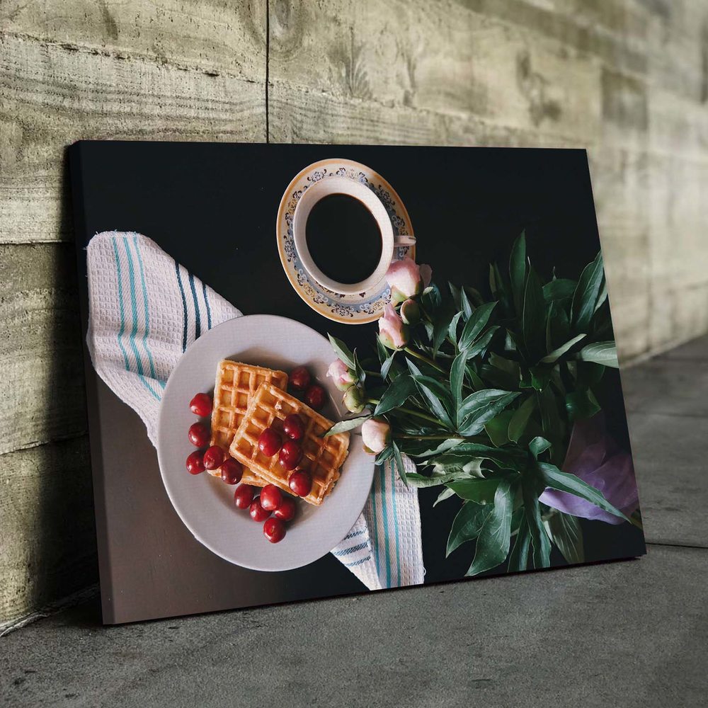 

Картина Red Panda Кофе И Вафли 40x60