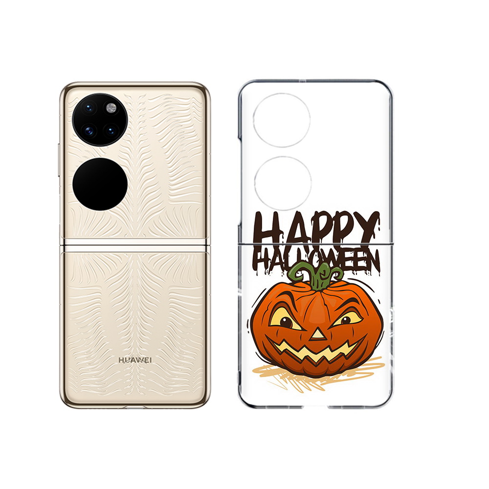 

Чехол MyPads Tocco для Huawei P50 Хэллоуин счастливый (PT225999.71.195), Прозрачный, Tocco