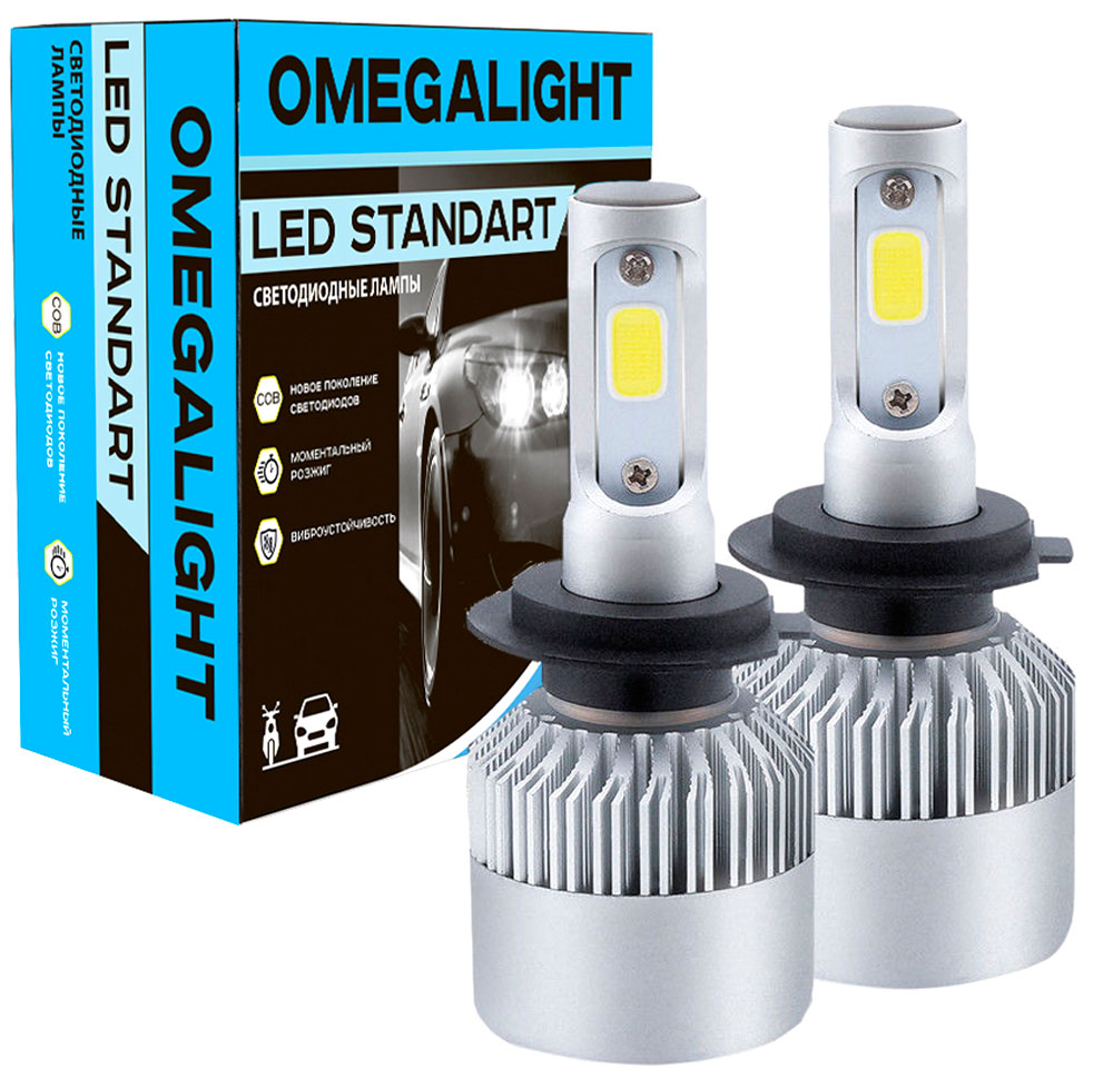 Комплект ламп LED Omegalight Standart H3 2400lm (2шт)OLLEDH3ST-2
