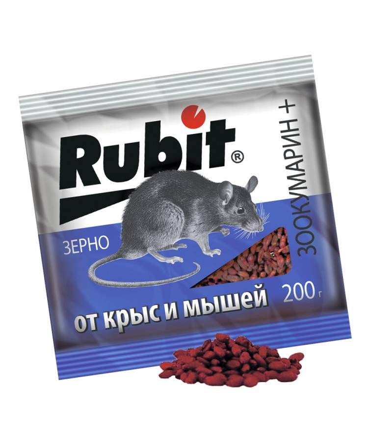 Гранулы от грызунов Rubit 652995 опт_121858_10 100 г