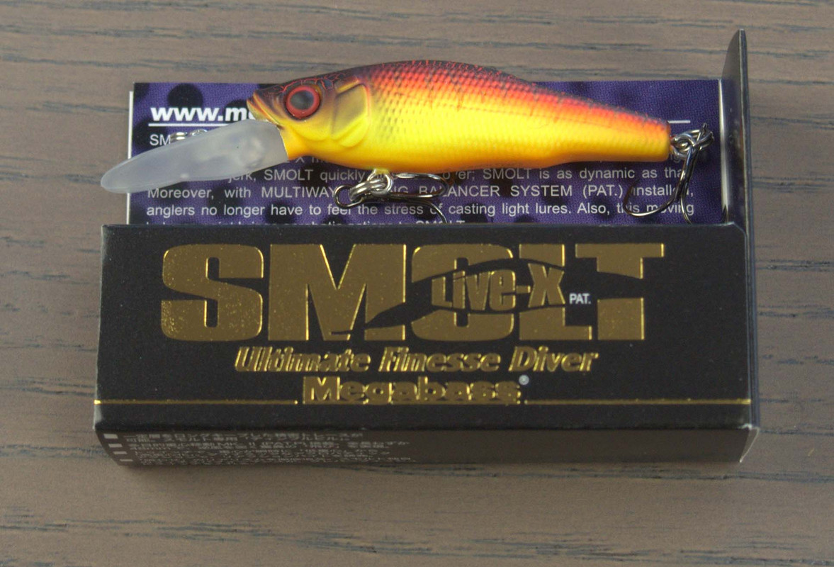 

Воблер Megabass Live-X Smolt 4,8см 3,5гр Aka Tora, Live-X Smolt